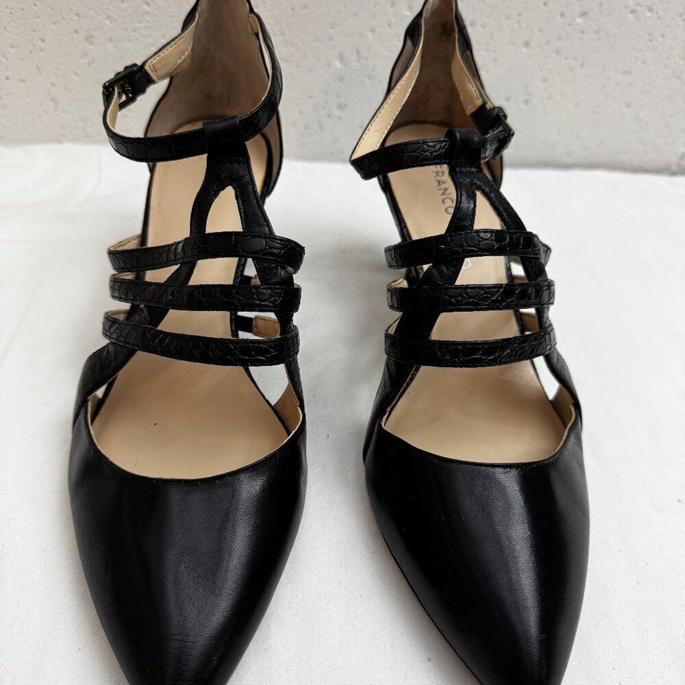 Franco Sarto Fernleaf Strappy Heels Size 9 - Picture 3 of 4